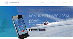 Desktop Screenshot of komunikatnarciarski.pl